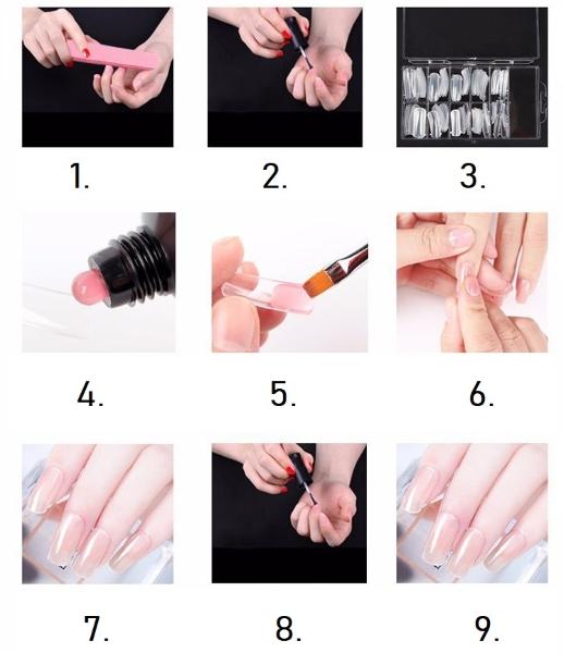 küünte geeliga lakkimine kodus