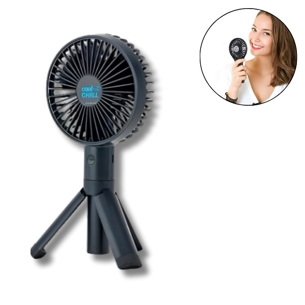 2-in-1 laetav kaasaskantav kolmjalgne mini ventilaator | HANDCOLIO