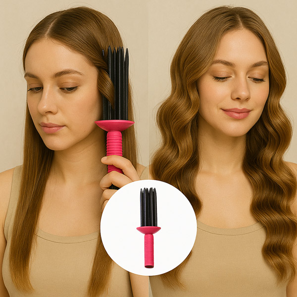 Kuumutuseta juuste lokirull kamm | CURLVIA