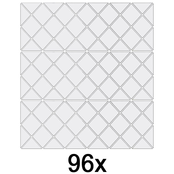 3x Peegli seinakleebised (32 tk) | WALLGEM